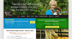 Desktop Screenshot of ontariodogtrainer.com